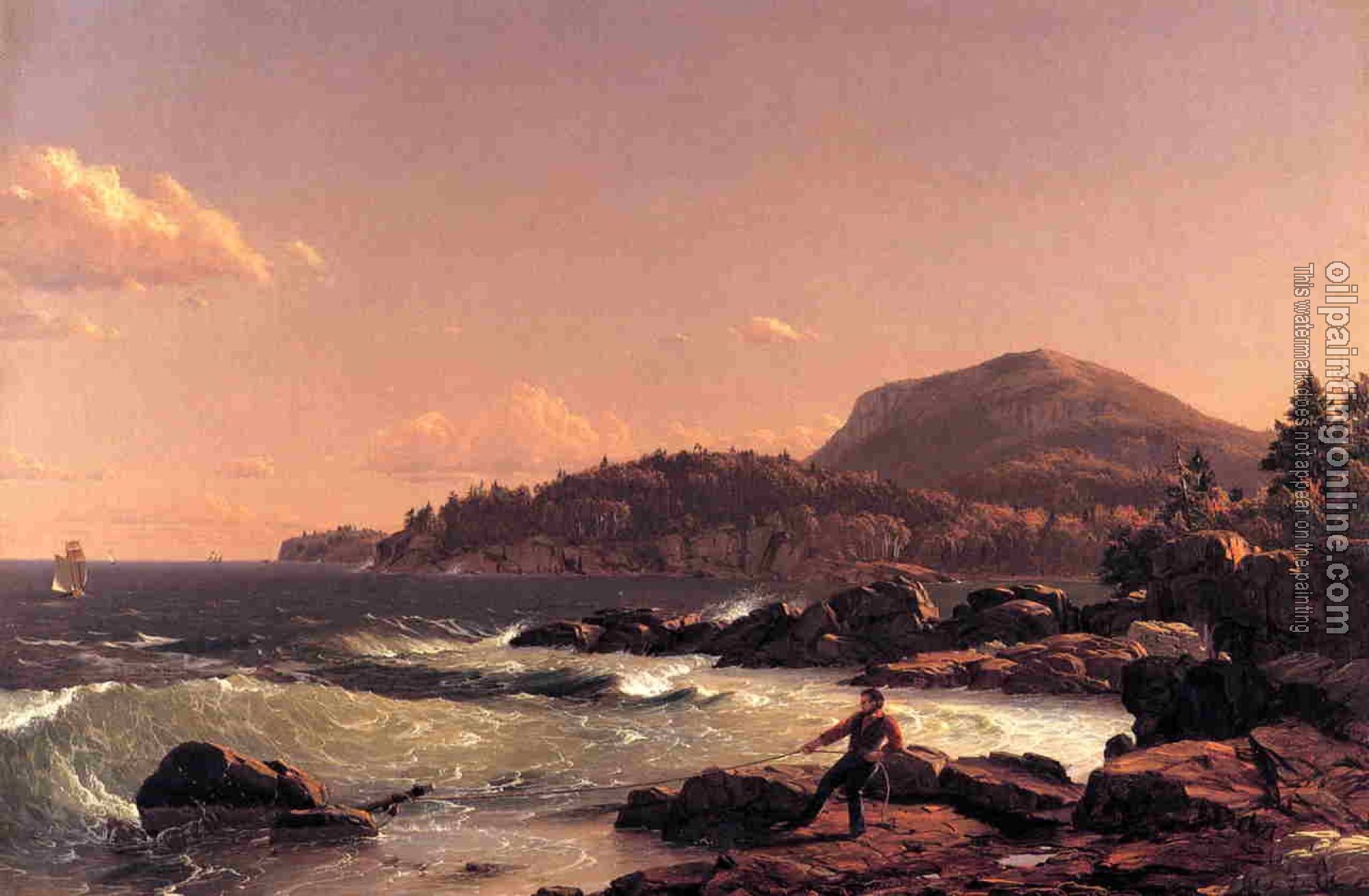 Frederic Edwin Church - Newport Mountain, Mount Desert